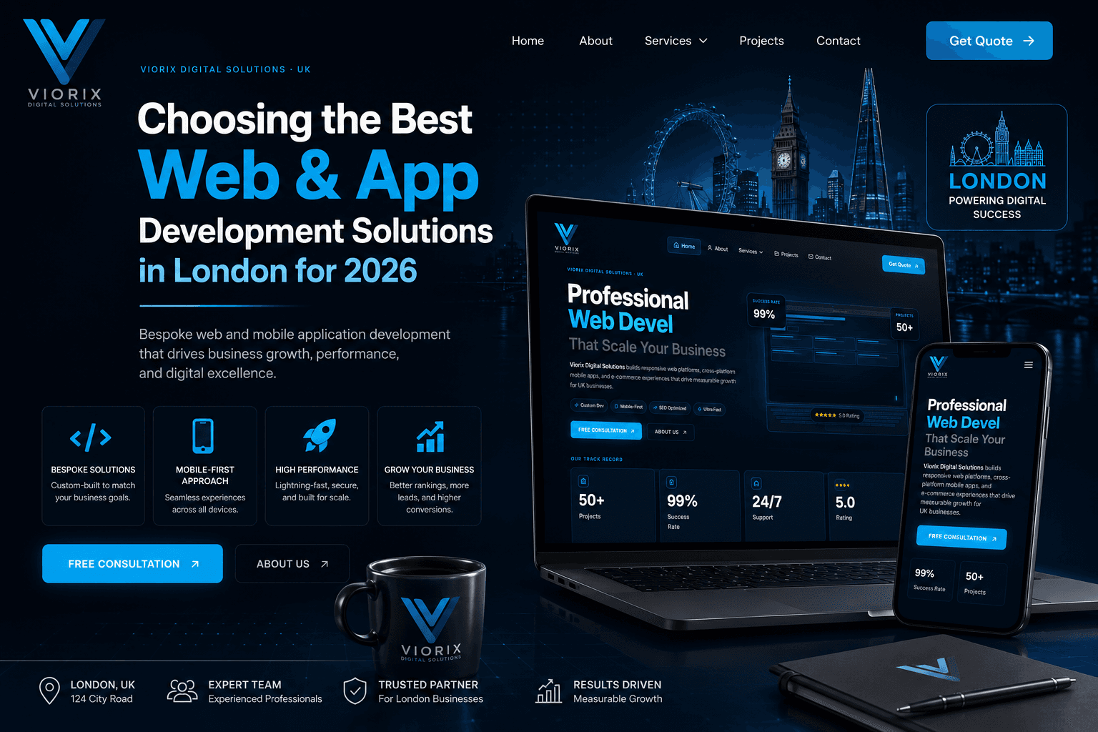 Choosing the Best Web and App Development Solutions in London for 2026