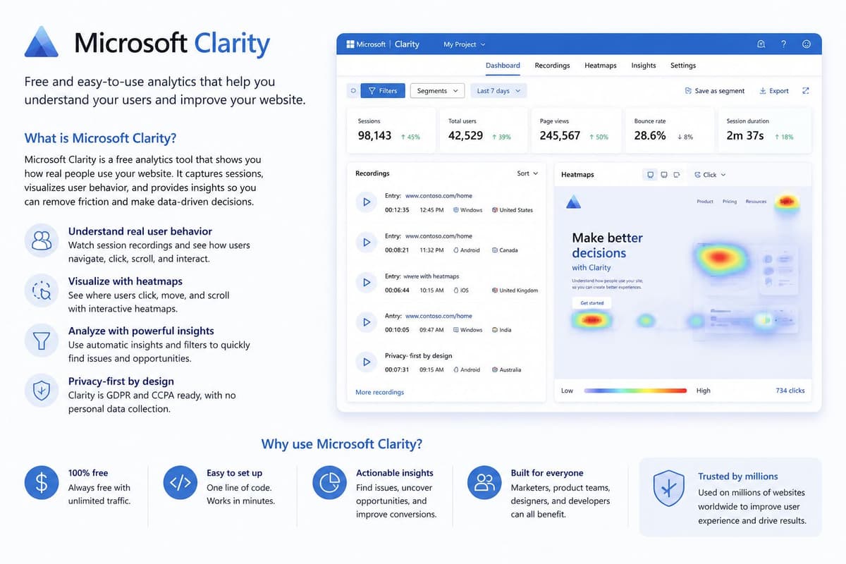 How to Optimise User Experience: A Quick Guide to Microsoft Clarity